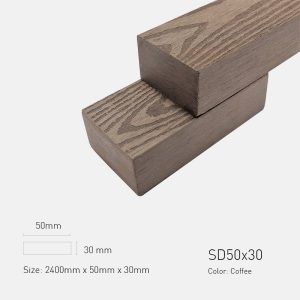 Gỗ Nhựa TPwood SD50x30-coffee
