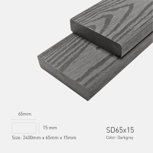 Gỗ Nhựa TPwood SD65x15-darkgrey