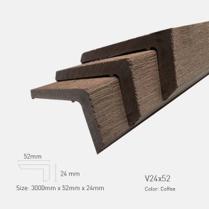 Phụ Kiện Nẹp V TPwood V24x52-coffee