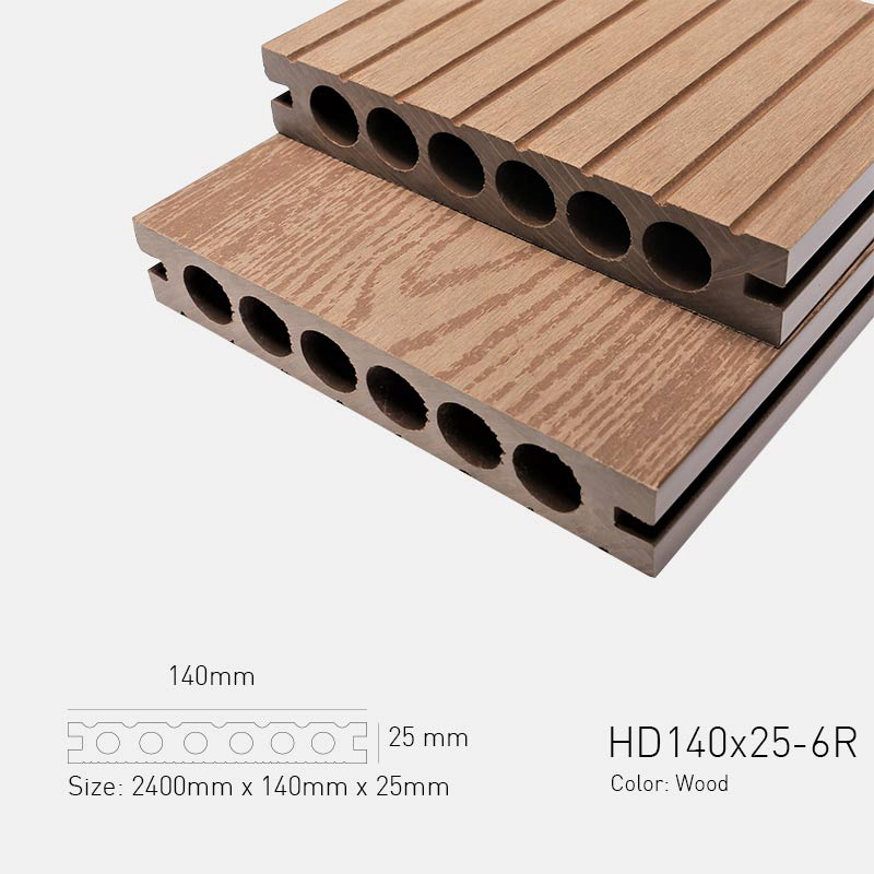 Sàn Gỗ Ngoài Trời TPWood HD140x25-6R-Wood