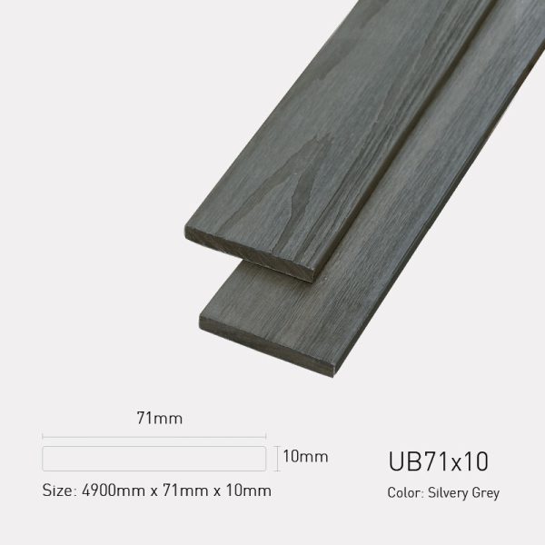 Gỗ Nhựa Ultrawood UB71x10-Silvery Grey