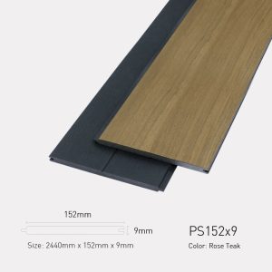 Gỗ Nhựa Ngoài Trời Ultra Awood PS 152x9-Rose Teak