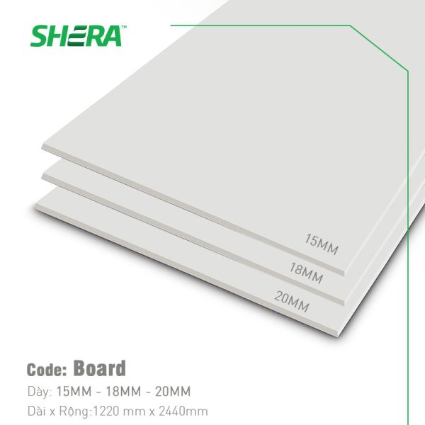 Tấm Gỗ Xi Măng Nhân Tạo Cemboard Lót Sàn 15mm, 18mm, 20mm Shera Board