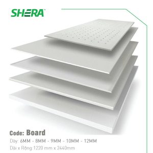 Tấm Shera Board Thái Lan Ốp Tường 10mm