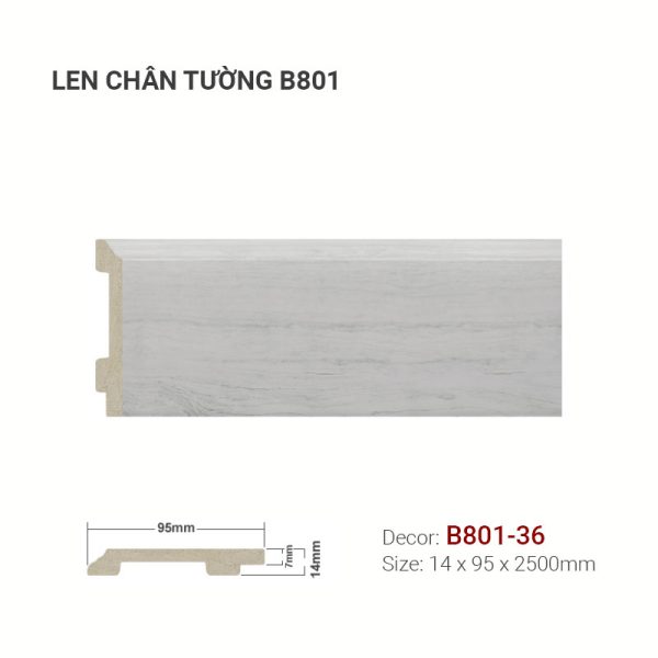 len tuong nhua cao 95mm B801 36