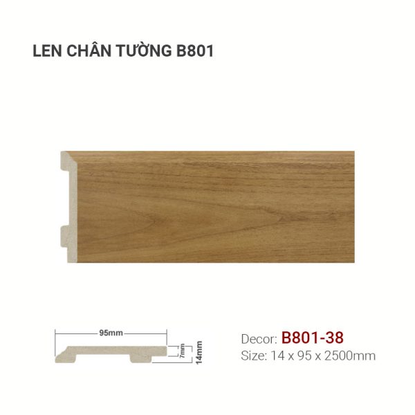 len tuong nhua cao 95mm B801 38