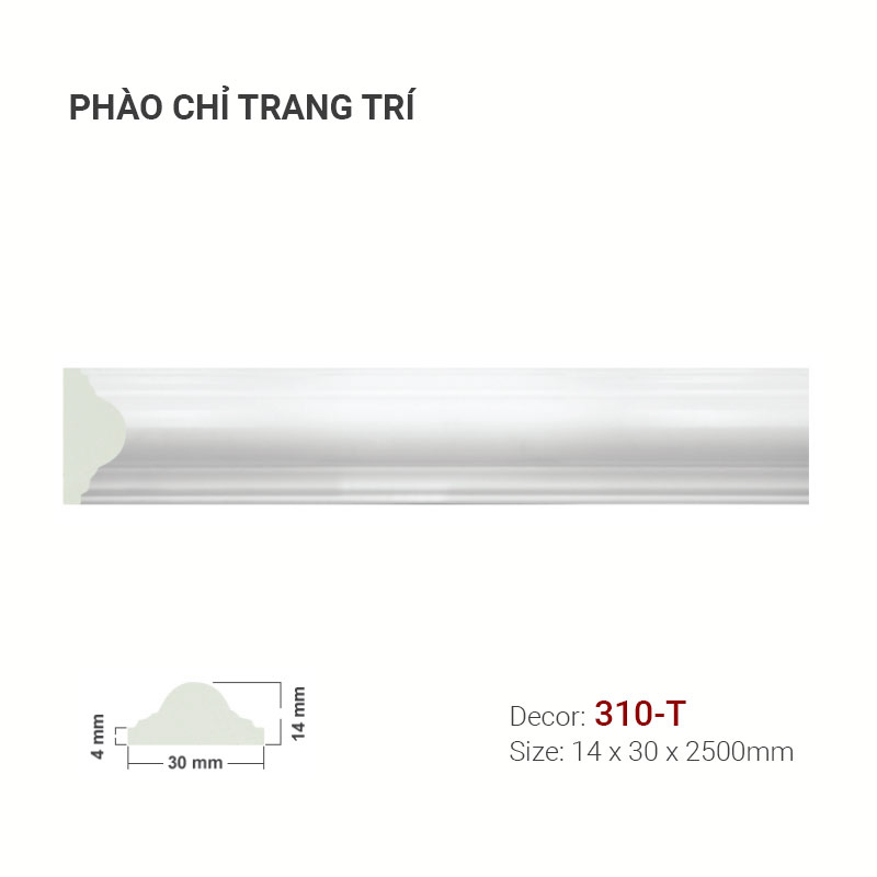 Phào Chỉ Trang Trí Khung Tranh 310-T