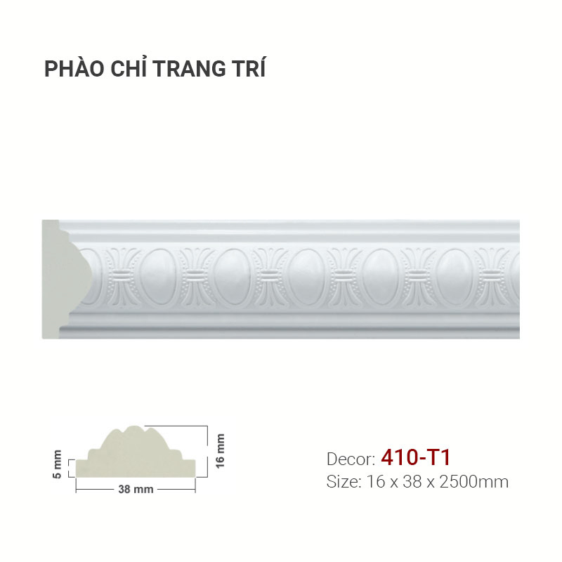 Phào Chỉ Trang Trí Khung Tranh 410-T1