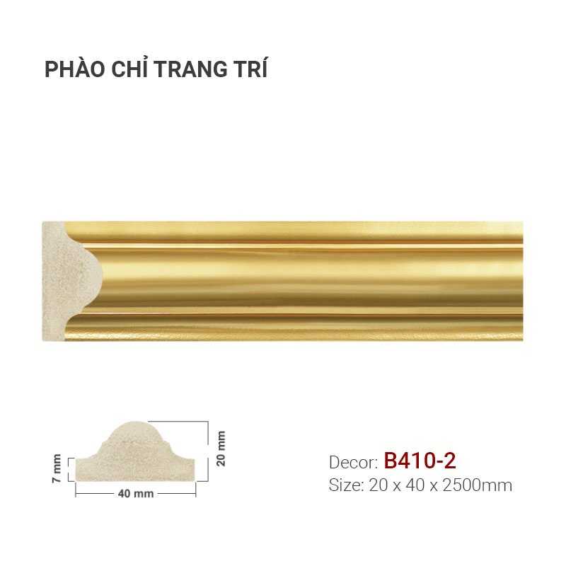 Phào Chỉ Trang Trí Khung Tranh B410-2