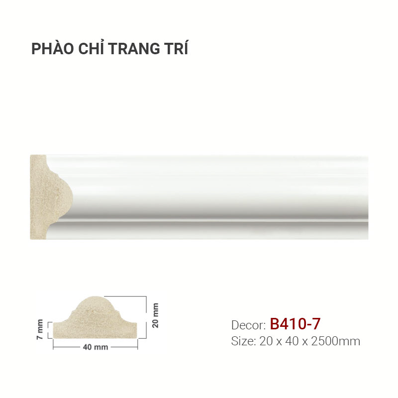 Phào Chỉ Trang Trí Khung Tranh B410-7