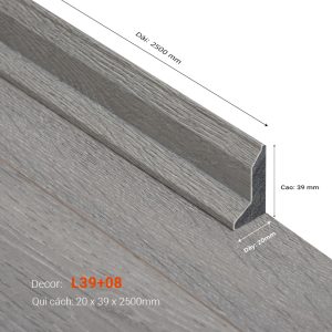 Len Tường Nhựa Cao 39mm L39+08