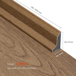 Len Tường Nhựa Cao 39mm L39+16