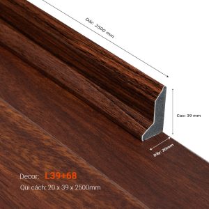 Len Tường Nhựa Cao 39mm L39+68