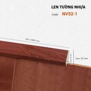 Len Chân Tường Nhựa Cao 52mm NV52-1
