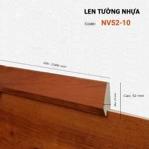 Len Chân Tường Nhựa Cao 52mm NV52-10