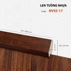 Len Chân Tường Nhựa Cao 52mm NV52-17