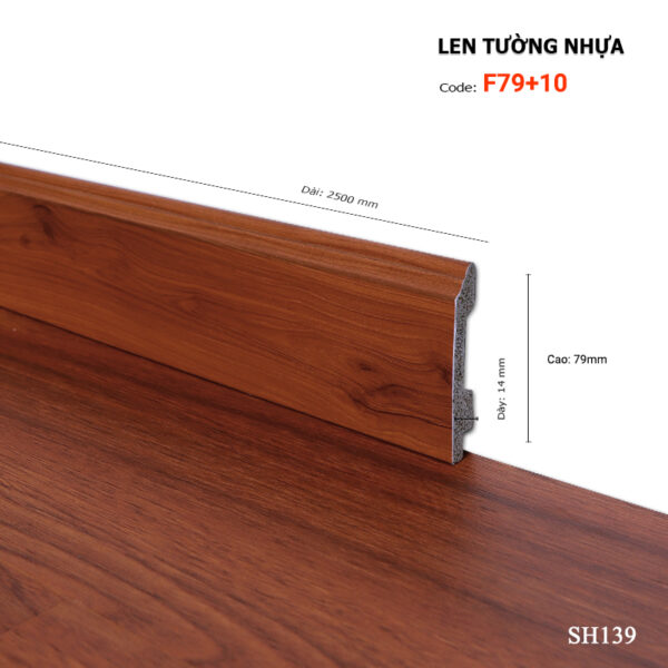 Len Chân Tường Nhựa Cao 79mm F79-10