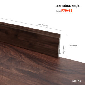 Len Chân Tường Nhựa Cao 79mm F79-188