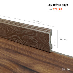 Len Chân Tường Nhựa Cao 79mm F79-170