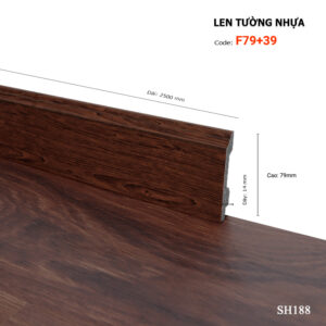 Len Chân Tường Nhựa Cao 79mm F79-39
