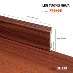 Len Chân Tường Nhựa Cao 79mm F79-68