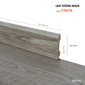 Len Chân Tường Nhựa Cao 79mm F79-76