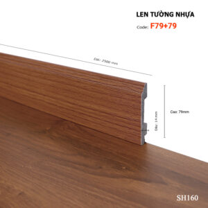 Len Chân Tường Nhựa Cao 79mm F79-79