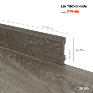 Len Chân Tường Nhựa Cao 79mm F79-86