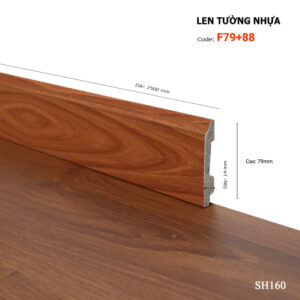 Len Chân Tường Nhựa Cao 79mm F79-88