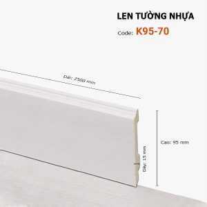 Len Chân Tường Nhựa Cao 95mm K95-70