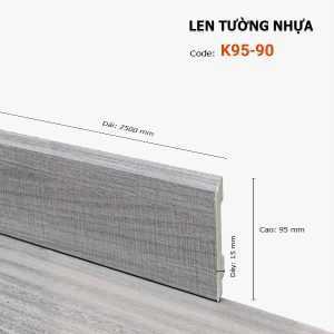 Len Chân Tường Nhựa Cao 95mm K95-90