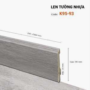 Len Chân Tường Nhựa Cao 95mm K95-93