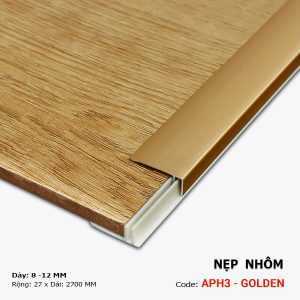 Nẹp Nhôm Kết Thúc Sàn Gỗ APH3 Golden