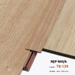 Nẹp Nhựa Nối Sàn Gỗ T8-139