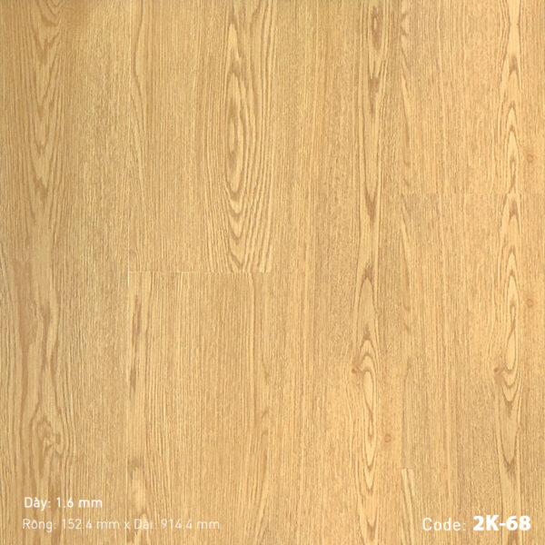 Sàn Nhựa Có Keo Sẵn Giá Rẻ 2K-68