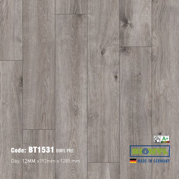 Sàn Gỗ Công Nghiệp Cao Cấp Cốt Đen Bionyl Pro BT1531