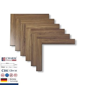 Sàn Gỗ Charm Wood 12mm Xương Cá C04