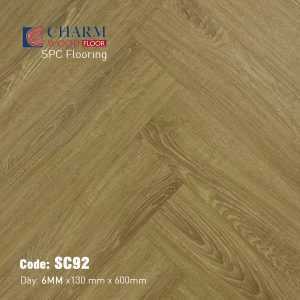 Sàn Nhựa Hèm Khóa Charm 6mm Xương Cá SC92