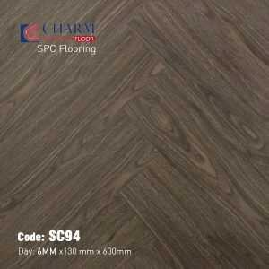 Sàn Nhựa Hèm Khóa Charm 6mm Xương Cá SC94