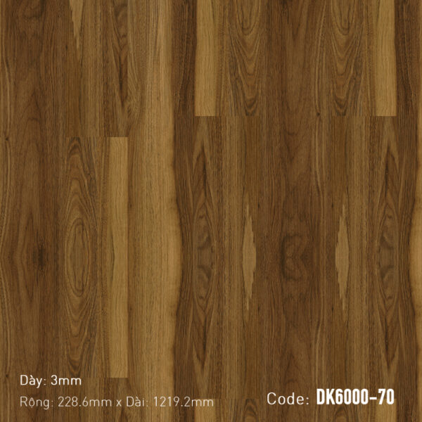 Sàn Nhựa Dán Keo Cao Cấp 3mm Aroma DK6000-70