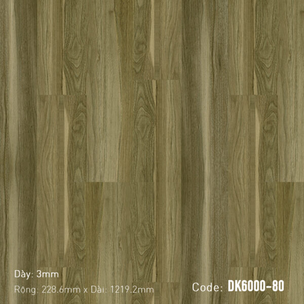 Sàn Nhựa Dán Keo Cao Cấp 3mm Aroma DK6000-80