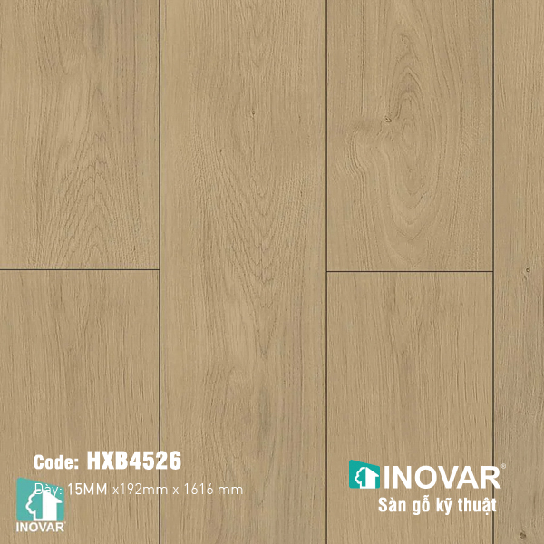 Sàn Gỗ Kỹ Thuật Engineered Inovar HXB4526