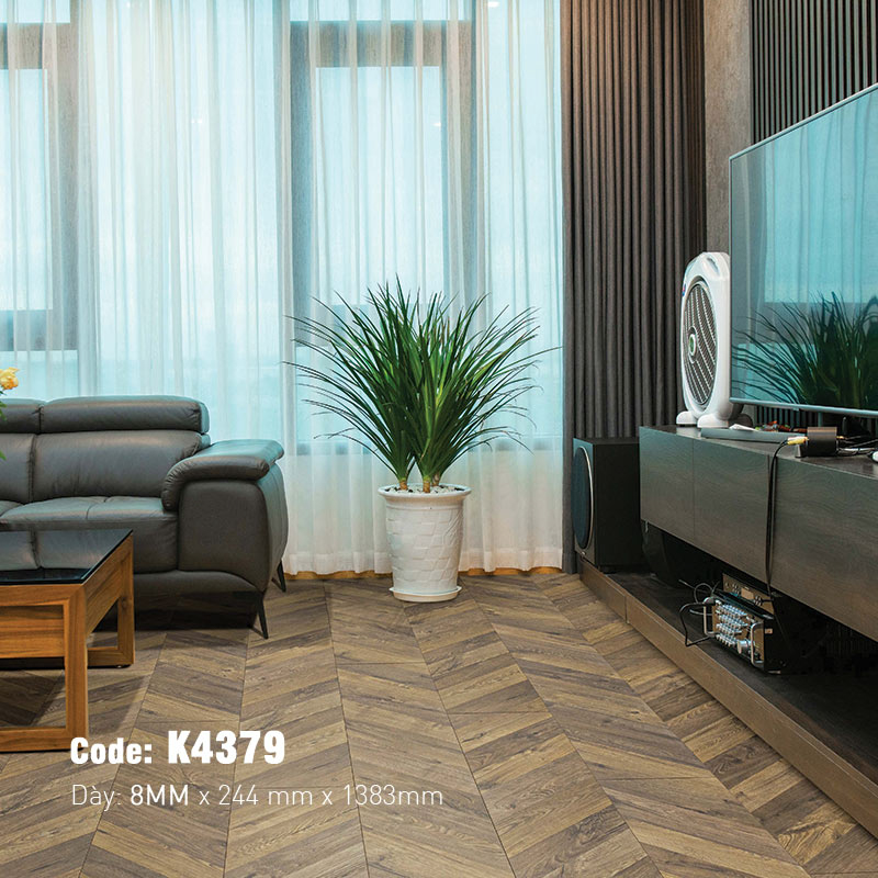 Sàn Gỗ Công Nghiệp Xương Cá Kaindl 8mm K4379