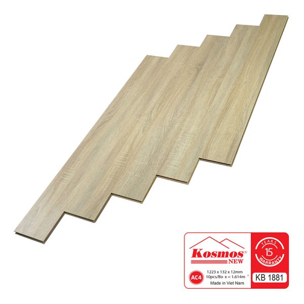 Sàn Gỗ Công Nghiệp Kosmos 12mm KB 1881