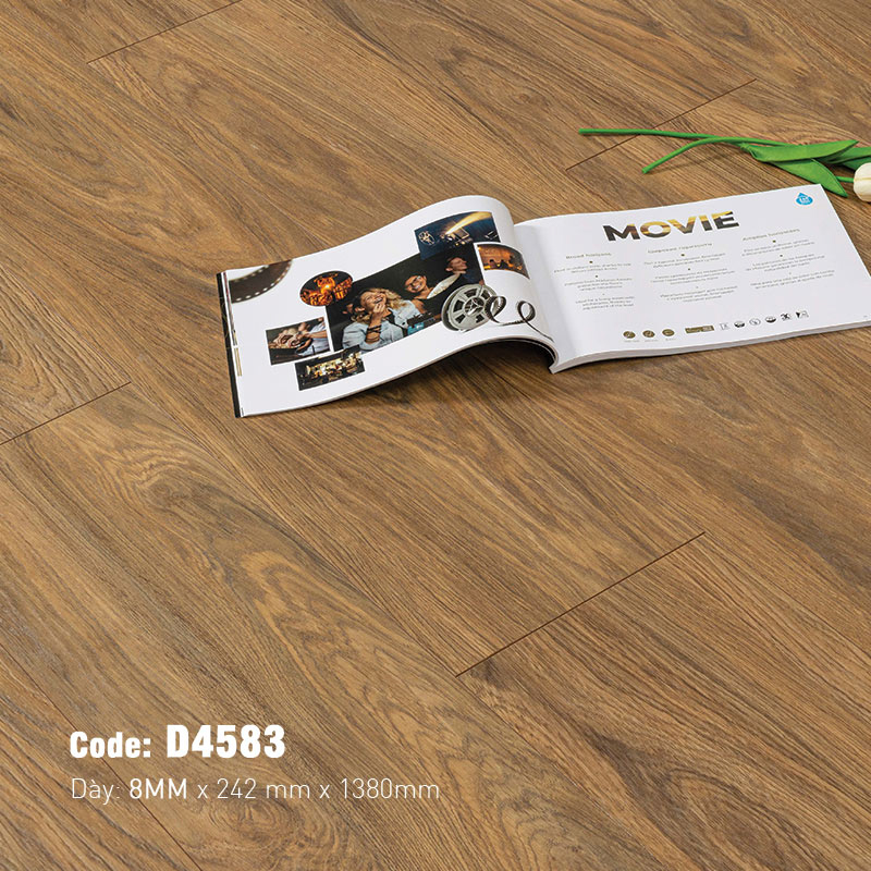 Sàn Gỗ Công Nghiệp Kronopol Aqua Zero Movie 8mm D4583
