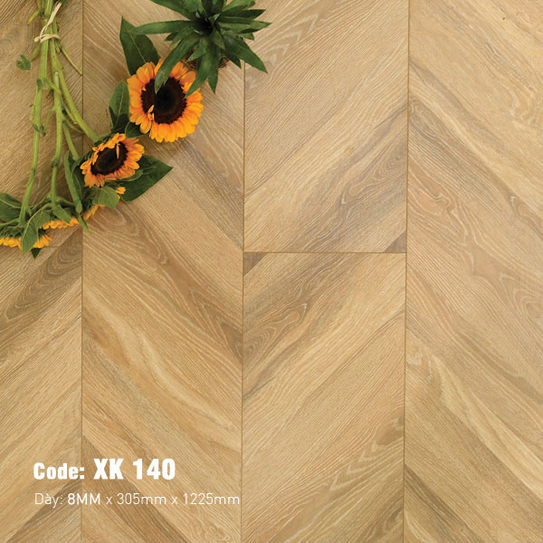 Sàn Gỗ Công Nghiệp Morser 8mm Vân Xương Cá XK140