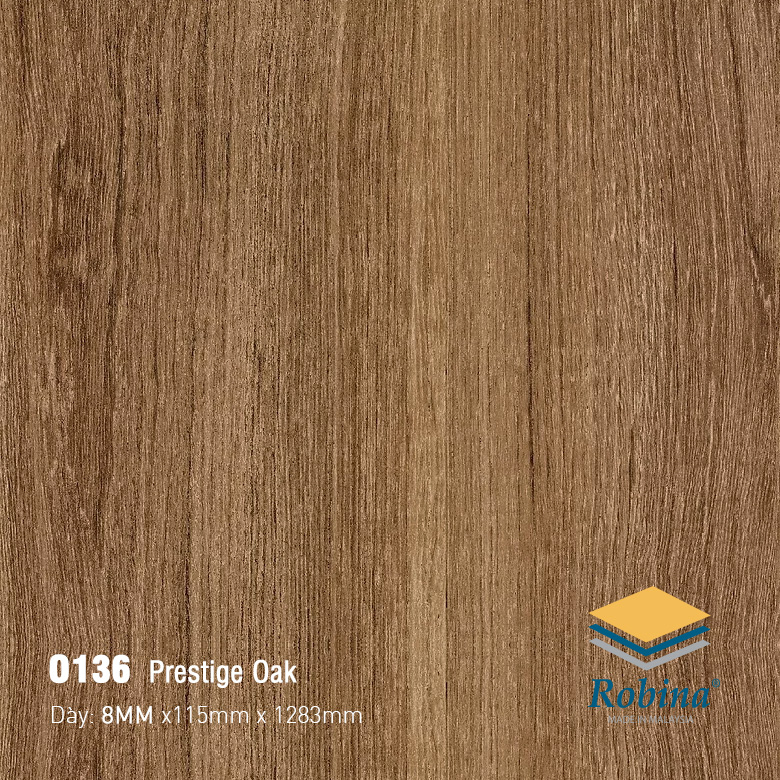 Sàn Gỗ Công Nghiệp Robina 8mm Bản Nhỏ O136