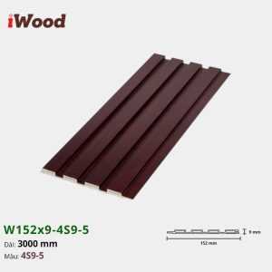 Lam Nhựa PVC 3 Sóng Thấp W152x9 Iwood 4S9-5