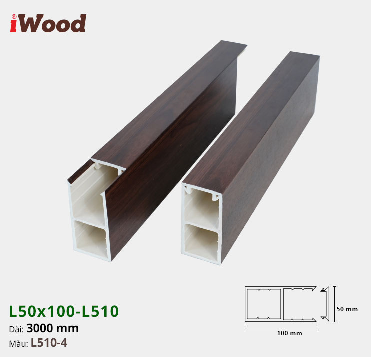 Lam Hộp Nhựa L50x100 Iwood L510-4