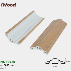 Nẹp Nhựa Nối Iwood NN60x20-2